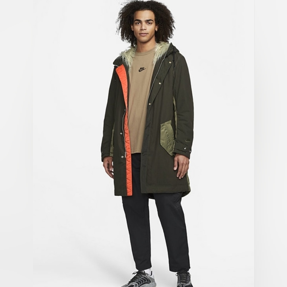 Nike Sportswear Therma-FIT White Space Parka Jacket SZ L & SZ XXL‎ NWT
